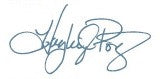 Haylie Pomroy Signature