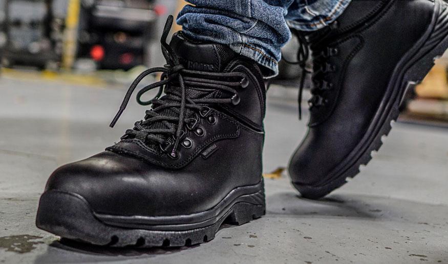 stylish work boots steel toe