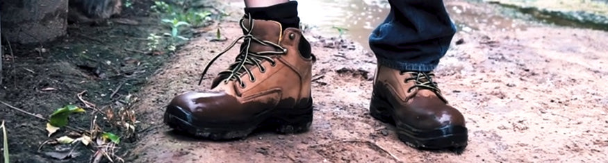 Mens Wedge Boots for Outdoors