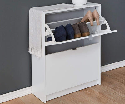 scandinavian shoe cabinet