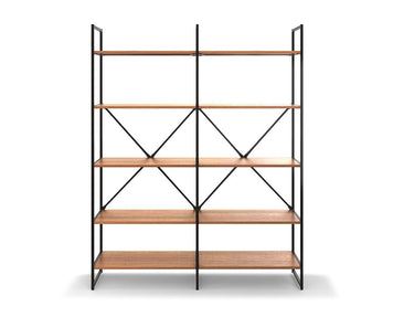 Stuen Narrow Tall Bookcase - Scandinavian Designs