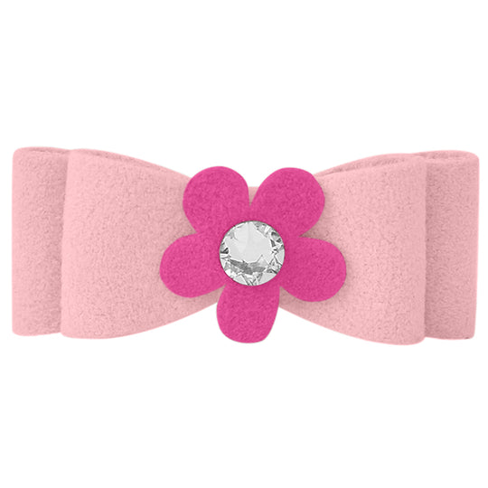 Dog Hair Bows-Lilly's Five (5) Favorite Pink Bows with Elastics