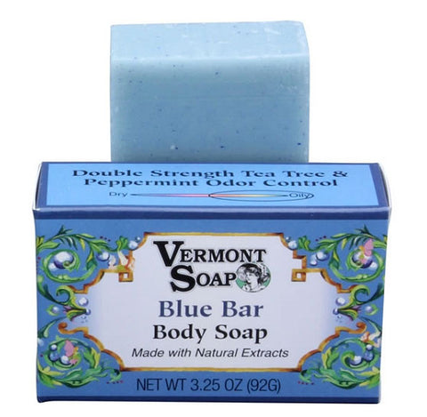 blue bar soap