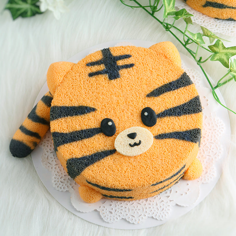 Cute Tiger Cake - YouTube