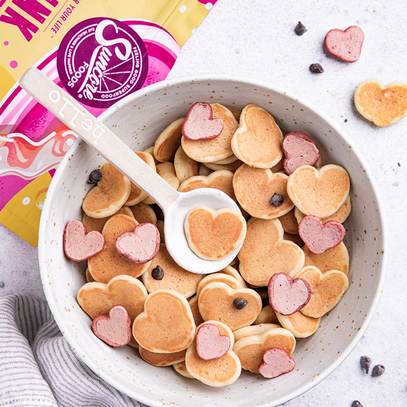 [$45.90]Mini Pancake Heart-shaped Bag