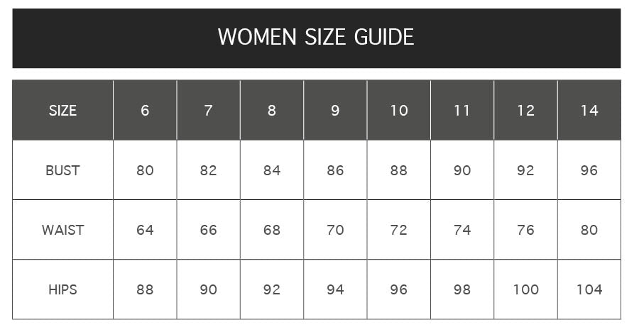 Women Size Guide