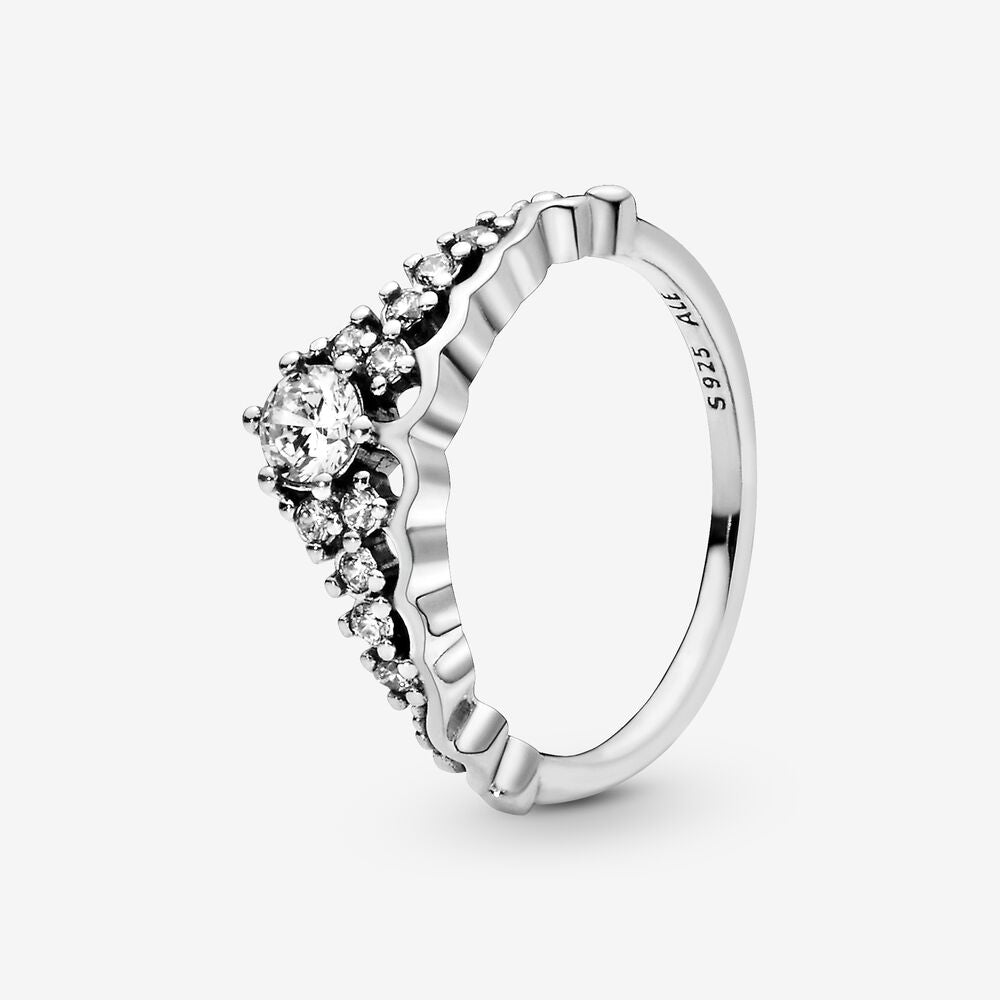 Princess Wishbone Ring | Unique Ring | Classic Silver Ring