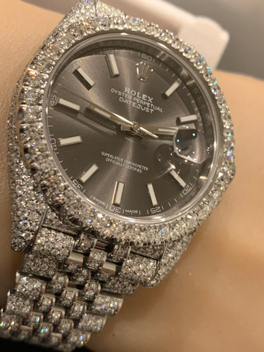 white gold bust down rolex