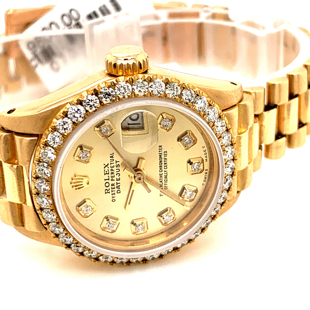 Rolex 6917 Ladies President 18k Mid 