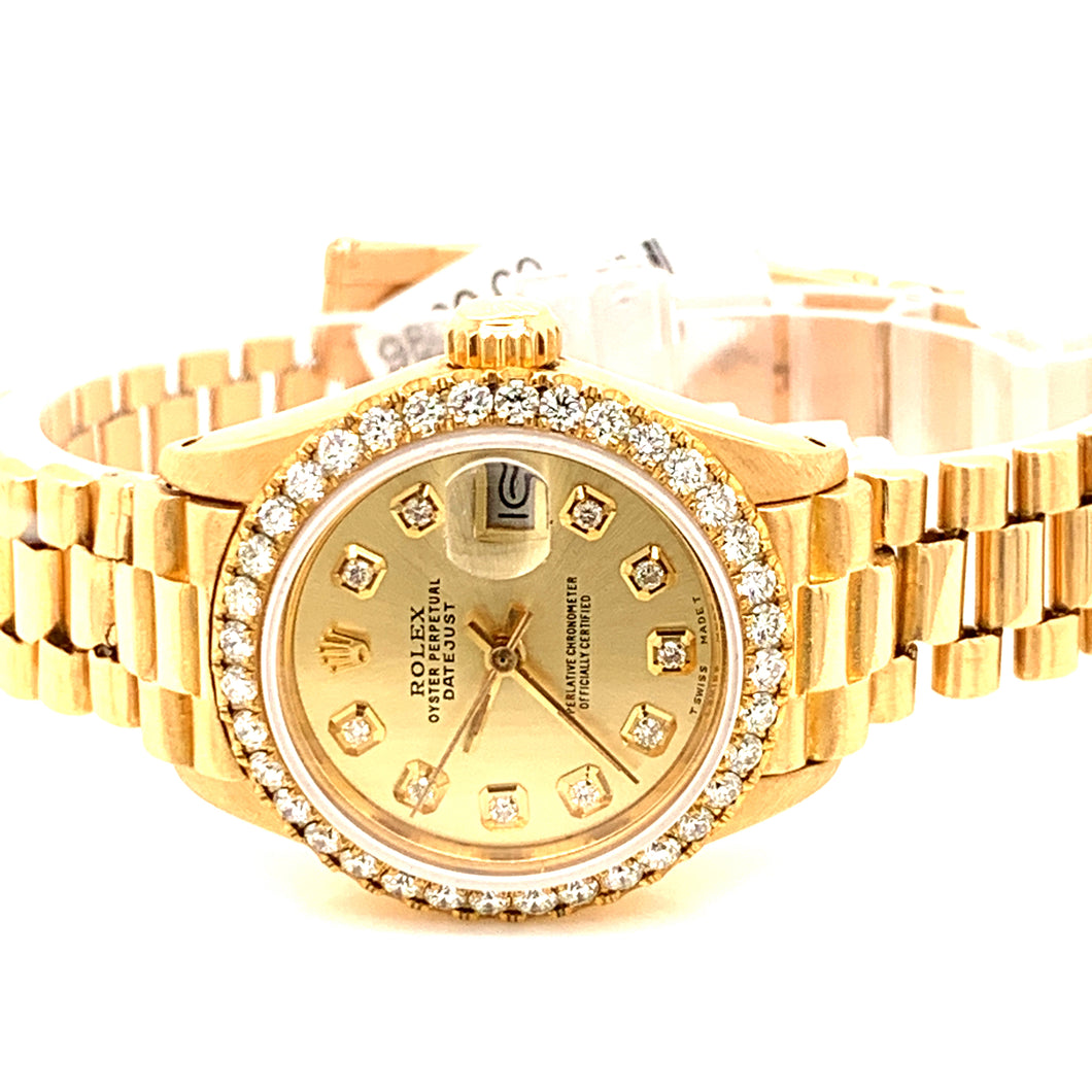 Rolex 6917 Ladies President 18k Mid 