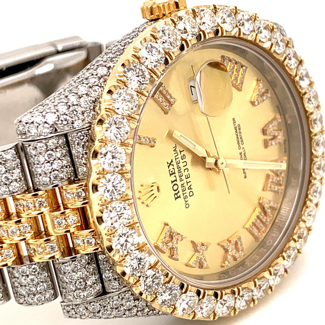 rolex jubilee iced out