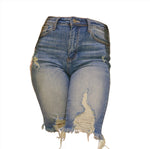 Load image into Gallery viewer, Bermuda denim shorts

