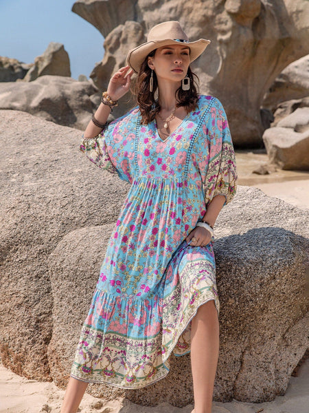 NATALIA Midi Dress | Boho Gypsy Dresses Australia | BOHEME JUNCTION
