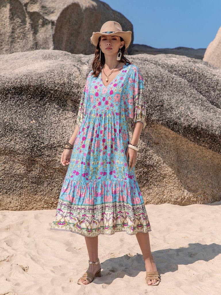 NATALIA Midi Dress | Boho Gypsy Dresses Australia | BOHEME JUNCTION