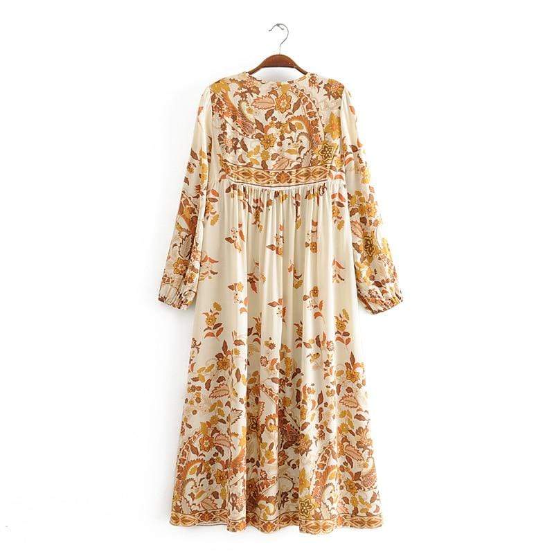 SERAPHINA Midi Dress | Boho Gypsy Dresses Online | BOHEME JUNCTION