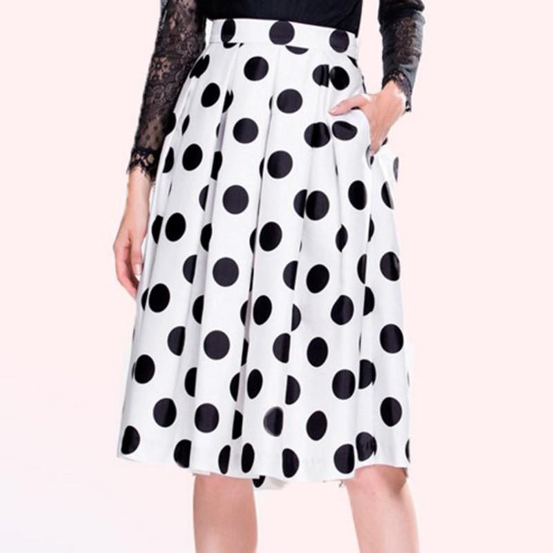 new Summer Style dot Printed Skirt size m – sparklingselections