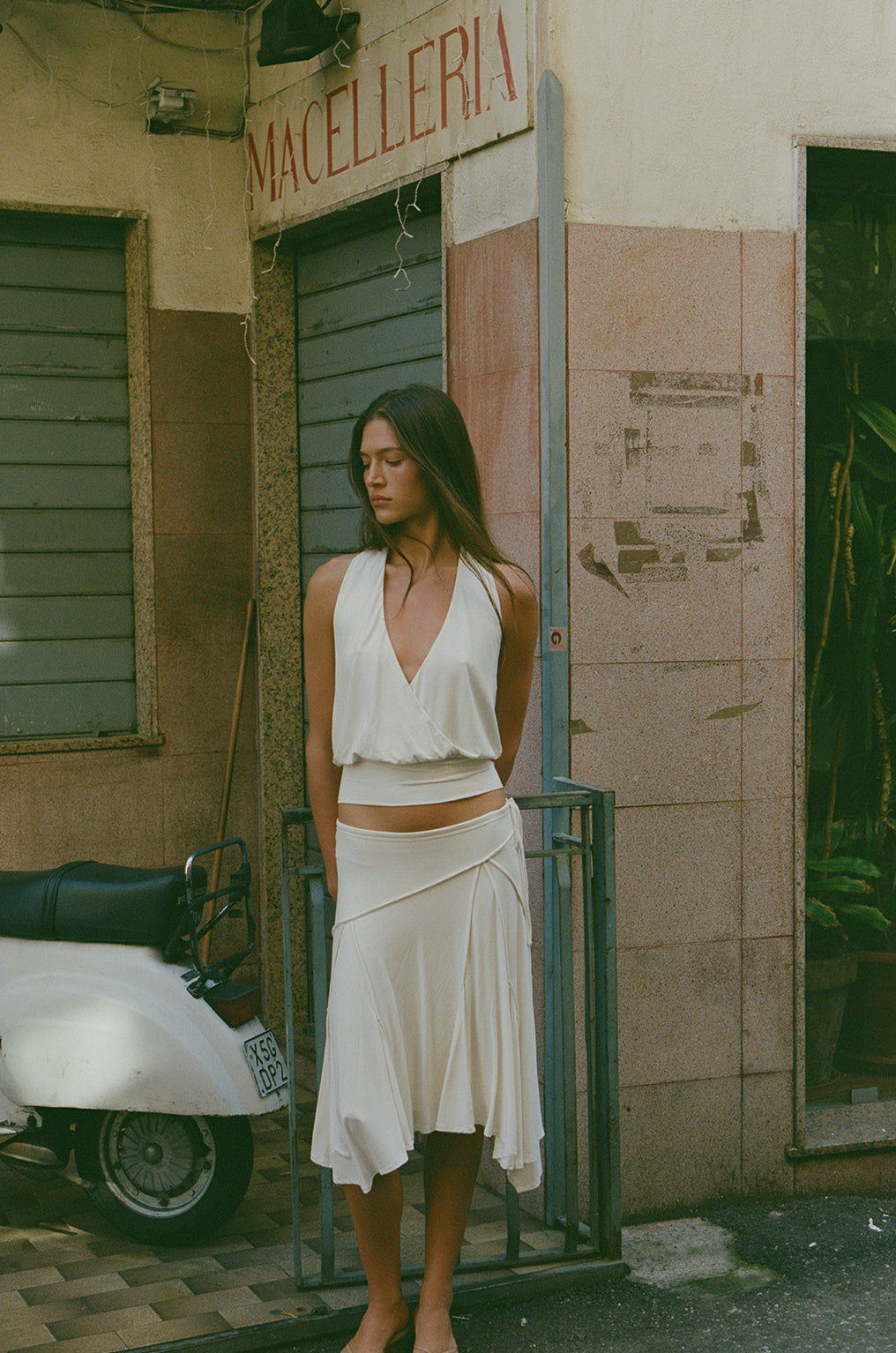 With Jean Sharni Top and Skirt
