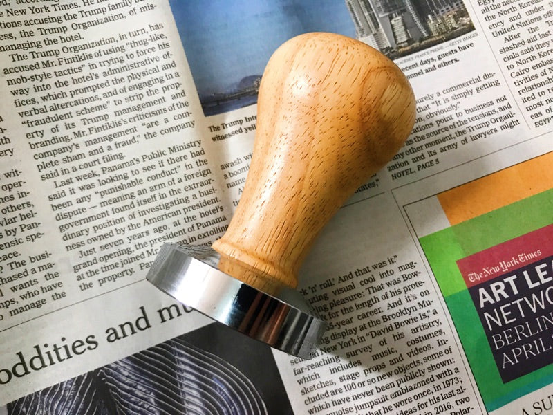 49mm coffee espresso wood tamper