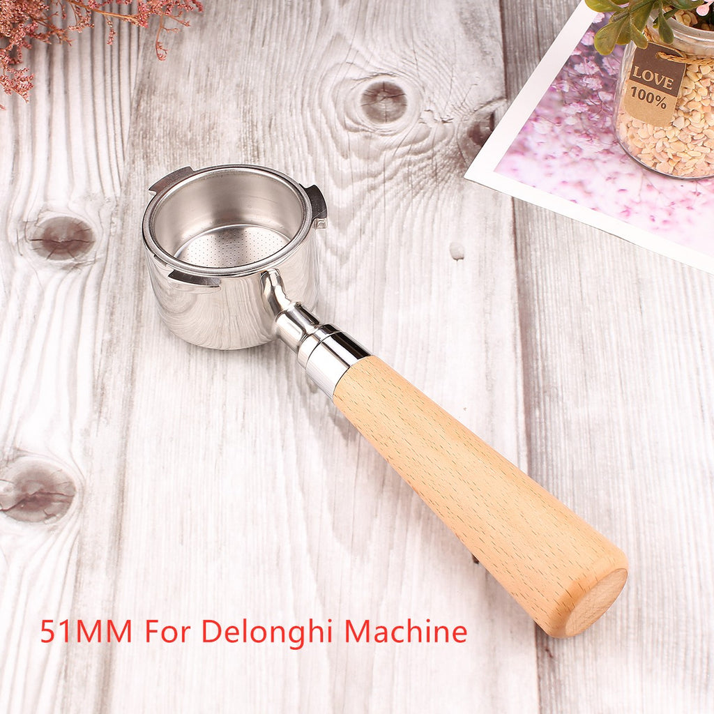 51mm Portafilter For Delonghi Coffee Machine – BaristaSpace