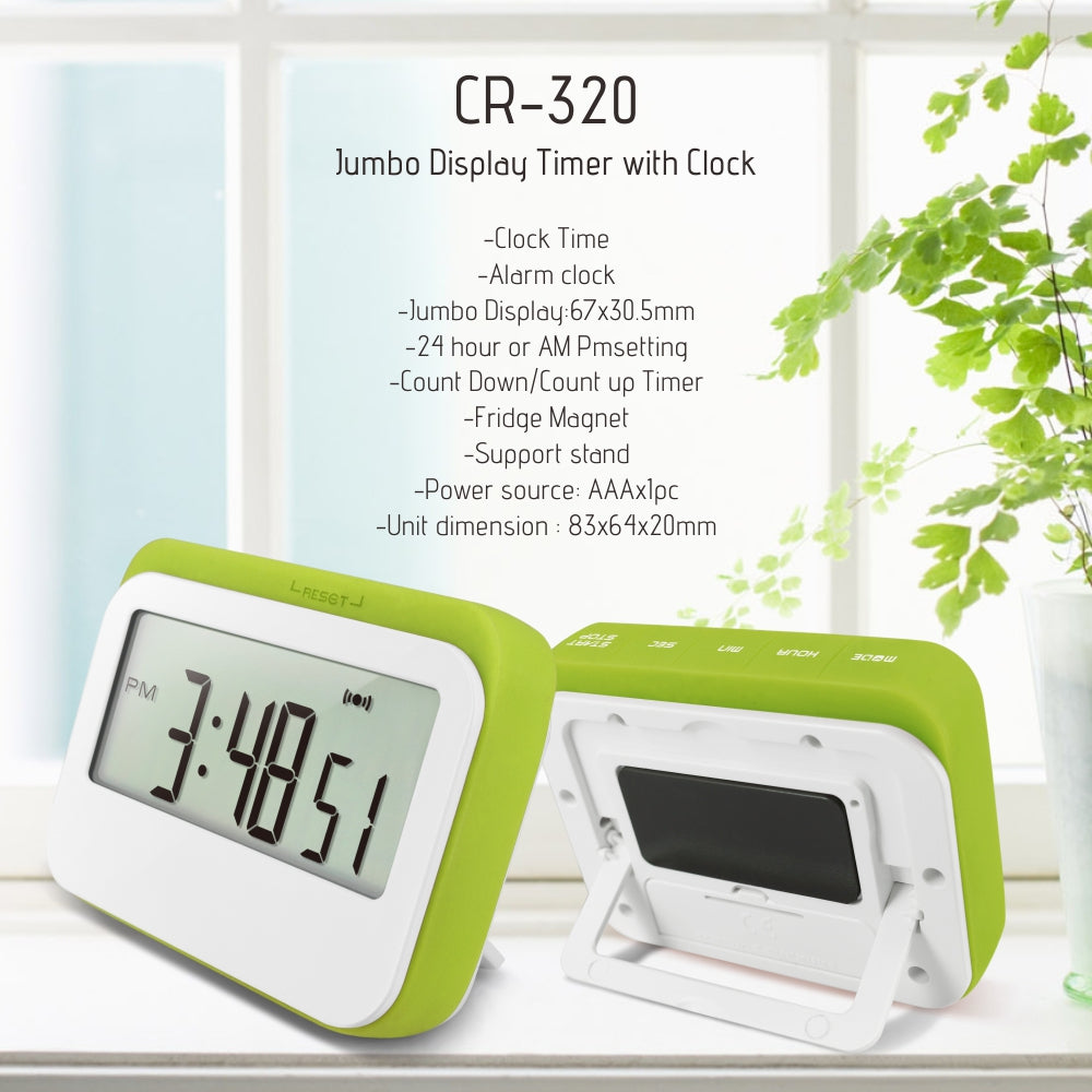 Digital Count-down and Count-up Timer with Alarm