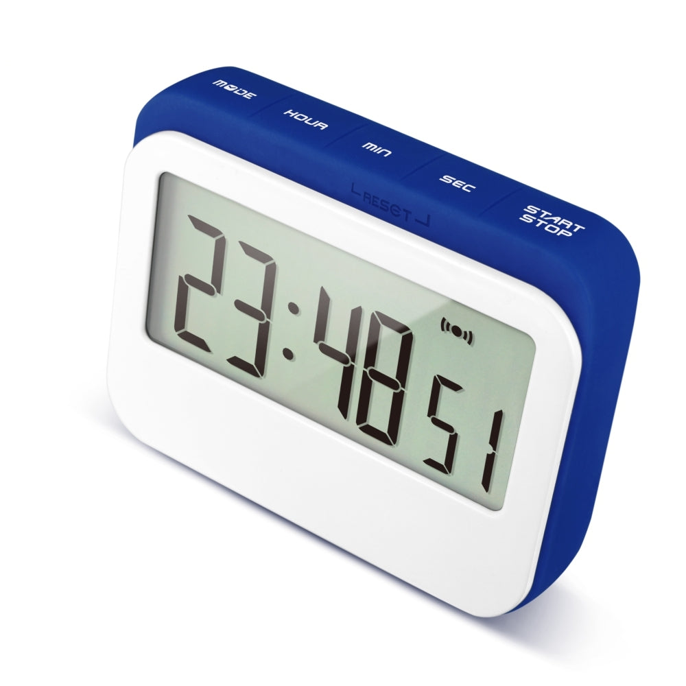 Blue coffee time clock