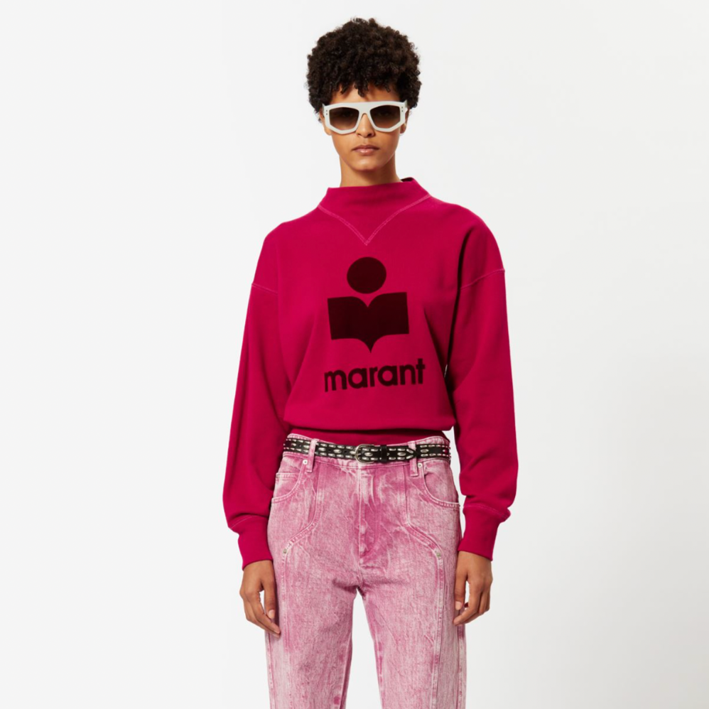 Moby Sweatshirt / Raspberry & Burgundy – P O N D