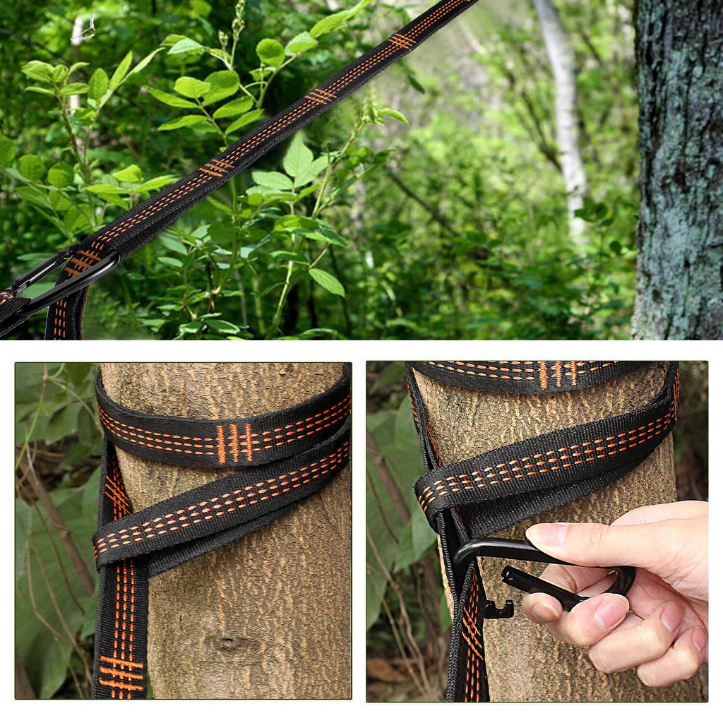 how to hang the hammock tree strap