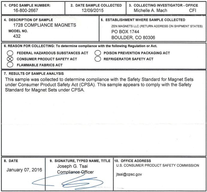 1728 Micro CPSA Compliance