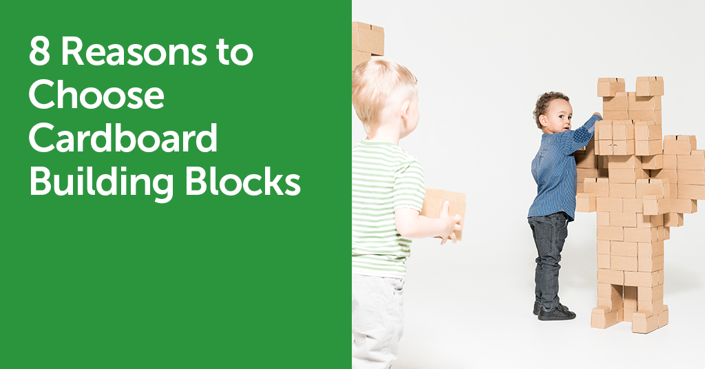 cardboard building blocks for toddlers