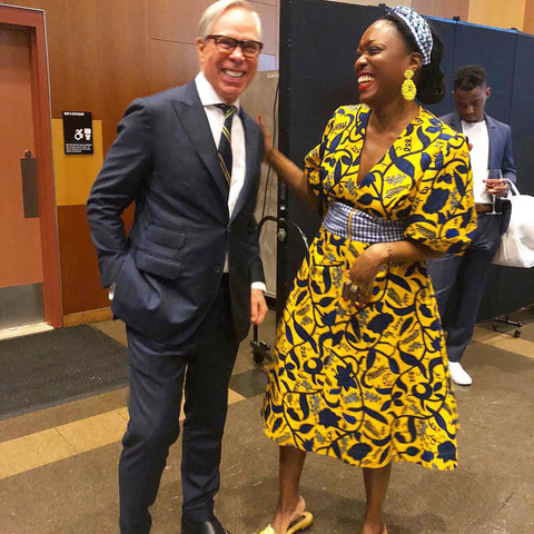 Fashion Designers Tommy Hilfiger and Autumn Adeigbo