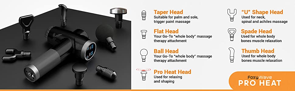 activelife Fascia Gun with Heating Function