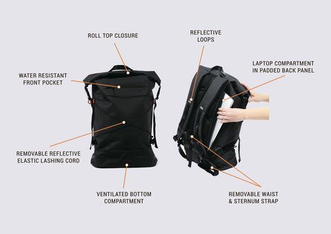 Backpack - The Spin Bag 30L - Active Life USA