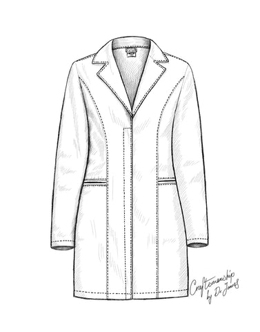 how to look good in a lab coat