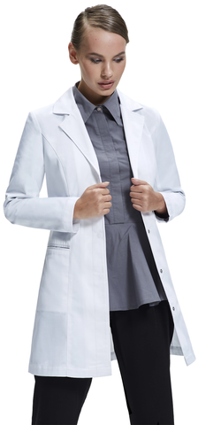 dr james fitted lab coat women