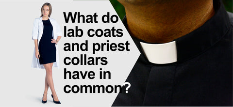 What do labcoats and priest collars have in common dr james article