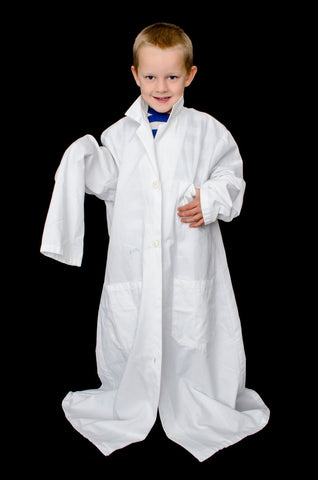 what size lab coat should i get answered with long sleeves