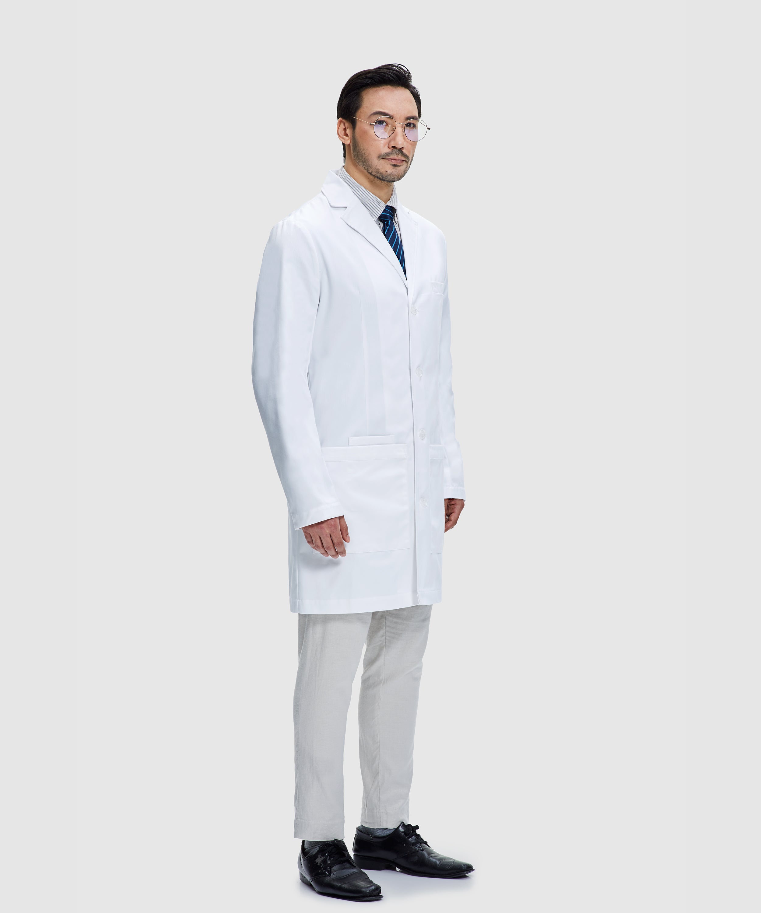 DR11 Men's Lab Coat Men's SemiTailored Fit Lab Coat Dr. James