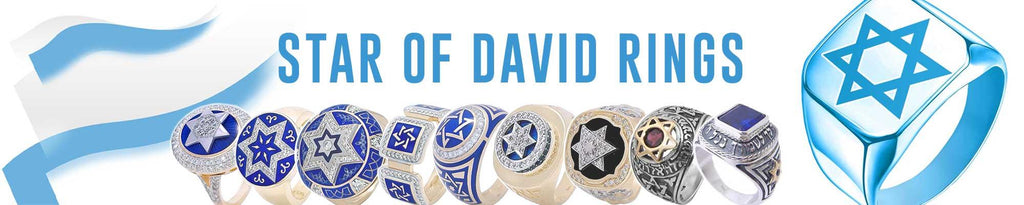 Star of David Rings Jewish jewelry Jewish Rings