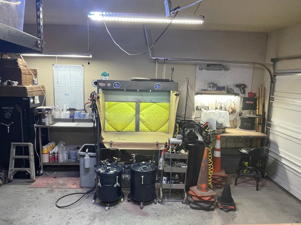 Paint booth and Equipment