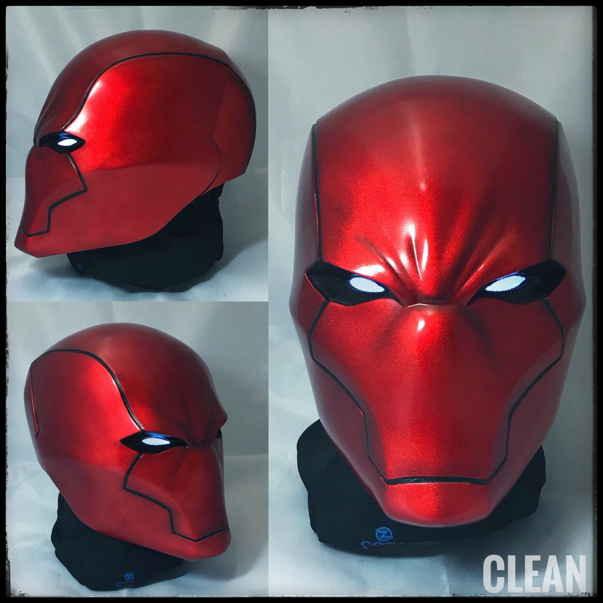 red hood helmet pepakura file