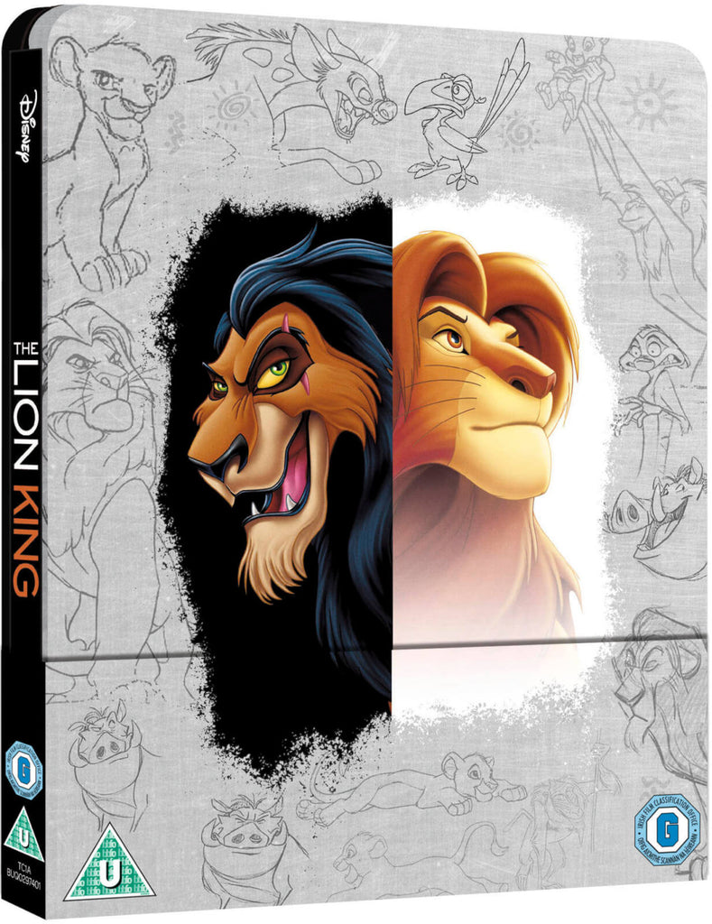 The Lion King Zavvi (Blu-ray & Ultra HD) Steelbook –