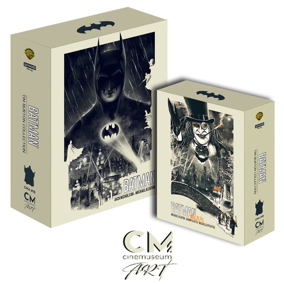 Batman + Batman Returns (Penguin) - CMA#18 - Box Set (4K Ultra HD + BR –  Cinemuseum