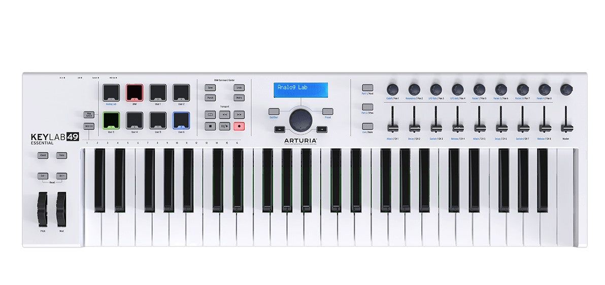 Arturia Keylab Essential 49 49 Key Midi Controller Chuck Levin S