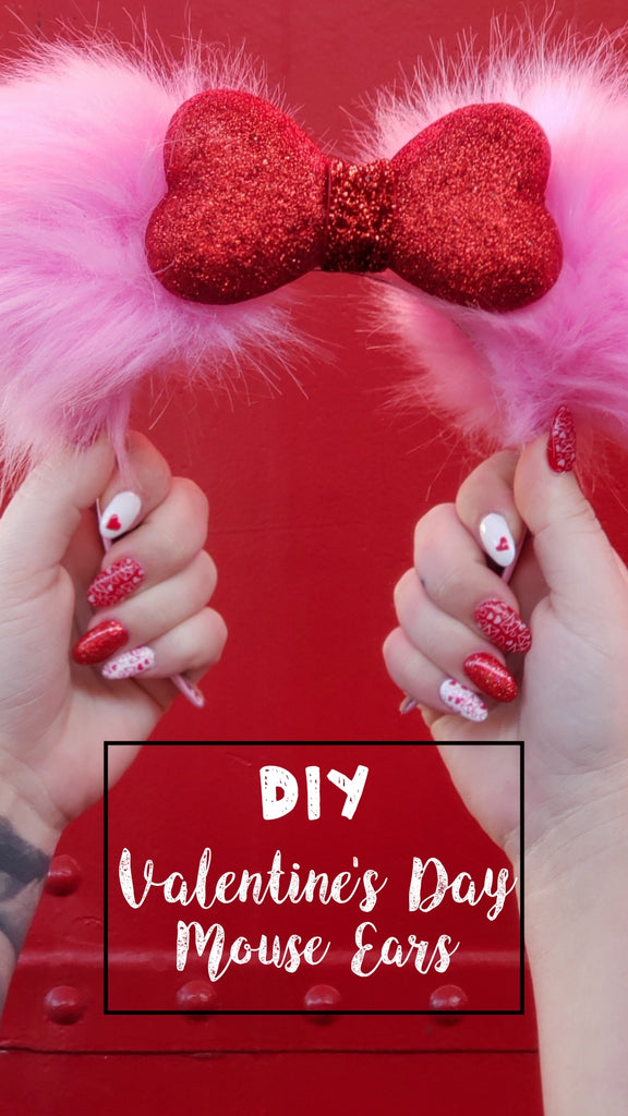 DIY: $8 Fur Pom Pom Valentine's Day Mouse Ears – ThisDFLove