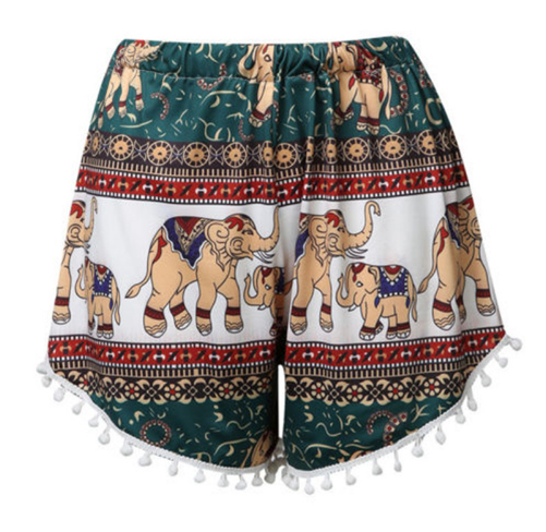 LilliPhant Clothing Majestic Colorful Elephants Shorts