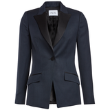 dunkelblauer Smokingblazer