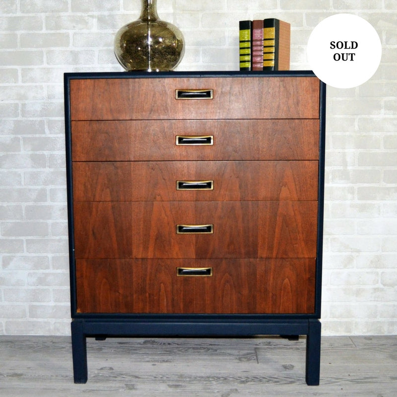 Mid Century Wood Paint Dresser Revisit Warehouse