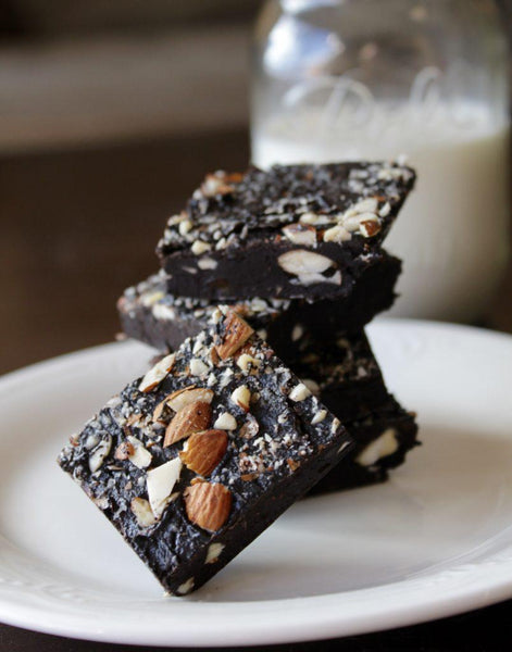 raw vegan black bean brownies healthy 