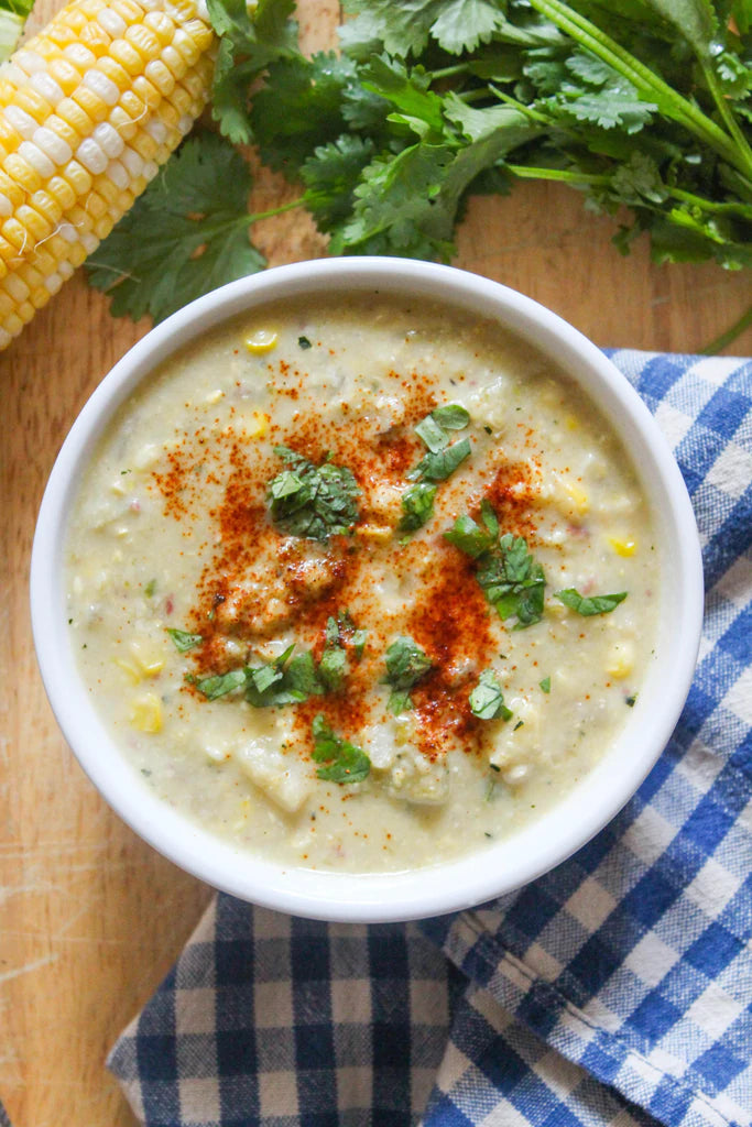 Summer Corn and Green Chili Chowder