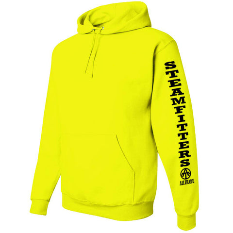 large yellow hoodie